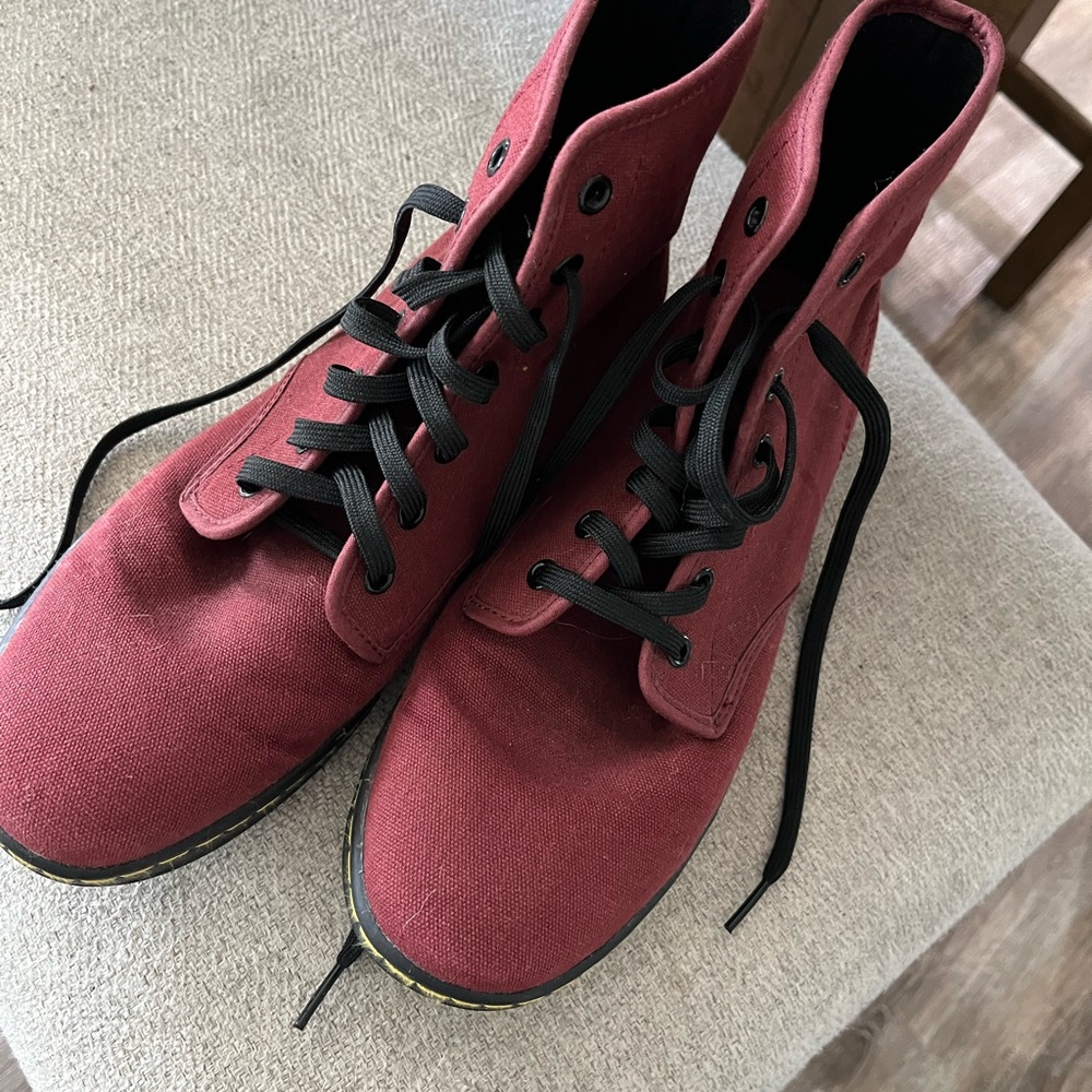 Maroon fabric Doc Marin’s